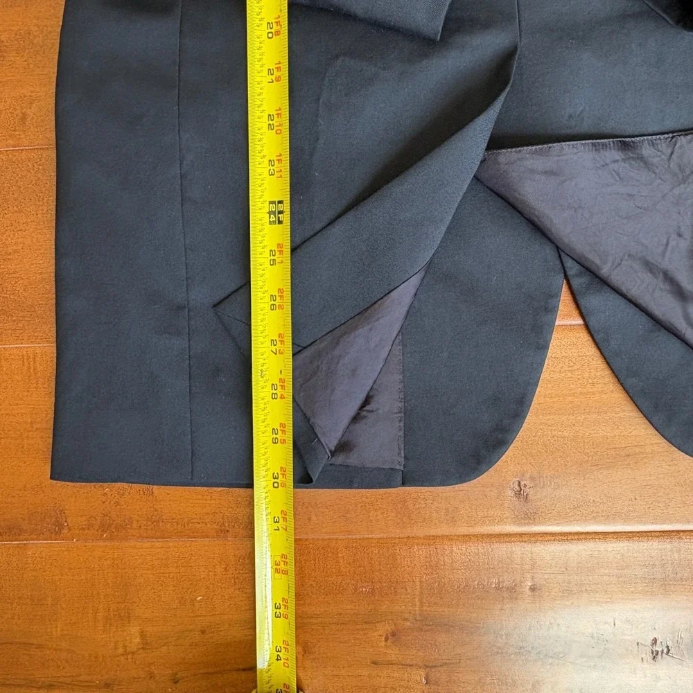 Brooks Brothers 1818 Fitzgerald Navy Blue Wool Blazer‎ Sport Coat Italy 42S